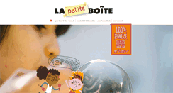 Desktop Screenshot of lapetiteboite-communication.fr
